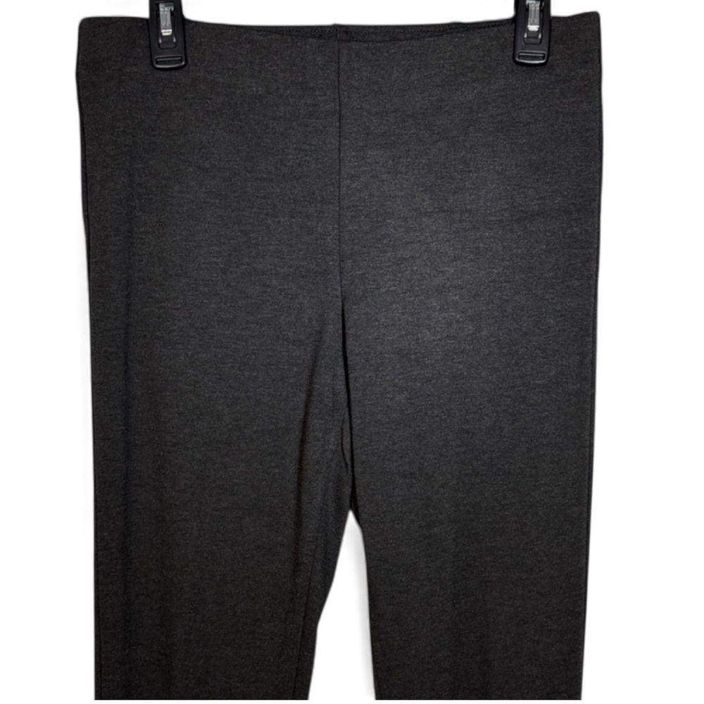 Adrianna Papell Pants Heather Charcoal Skinny Pull-On in Size M NWT